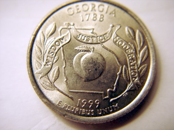 1999-Georgia-State-Quarter--Die-Chip-Or-Jawline-Extension?